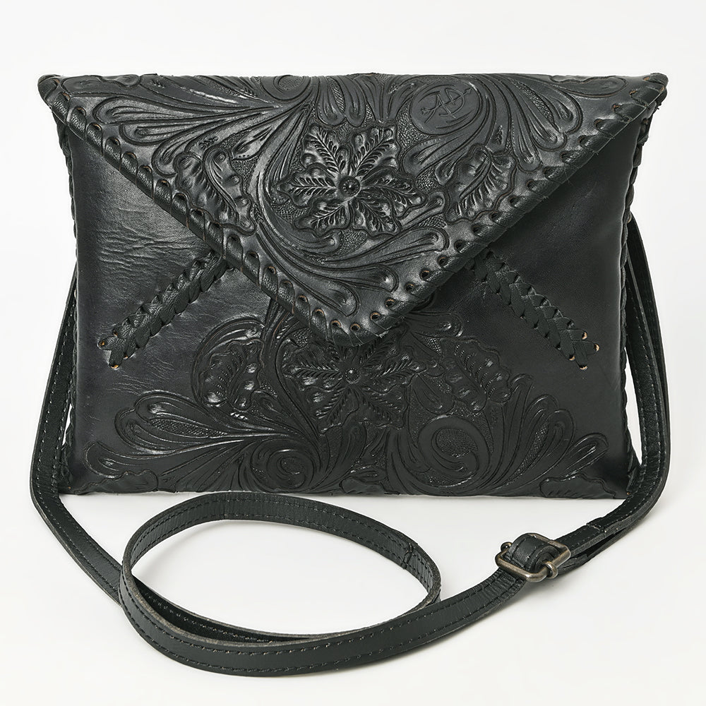 American Darling Envelope Hand Tooled Genuine Leather