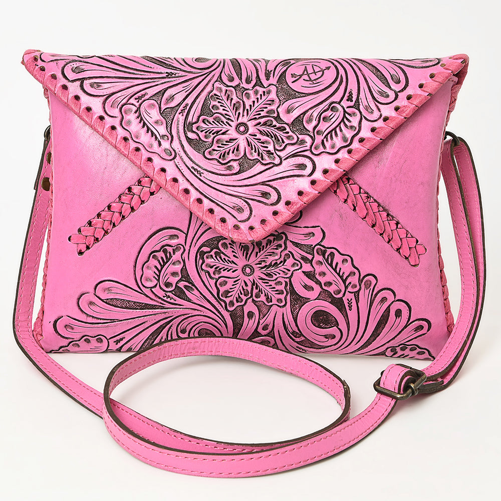 American Darling Envelope Hand Tooled Genuine Leather