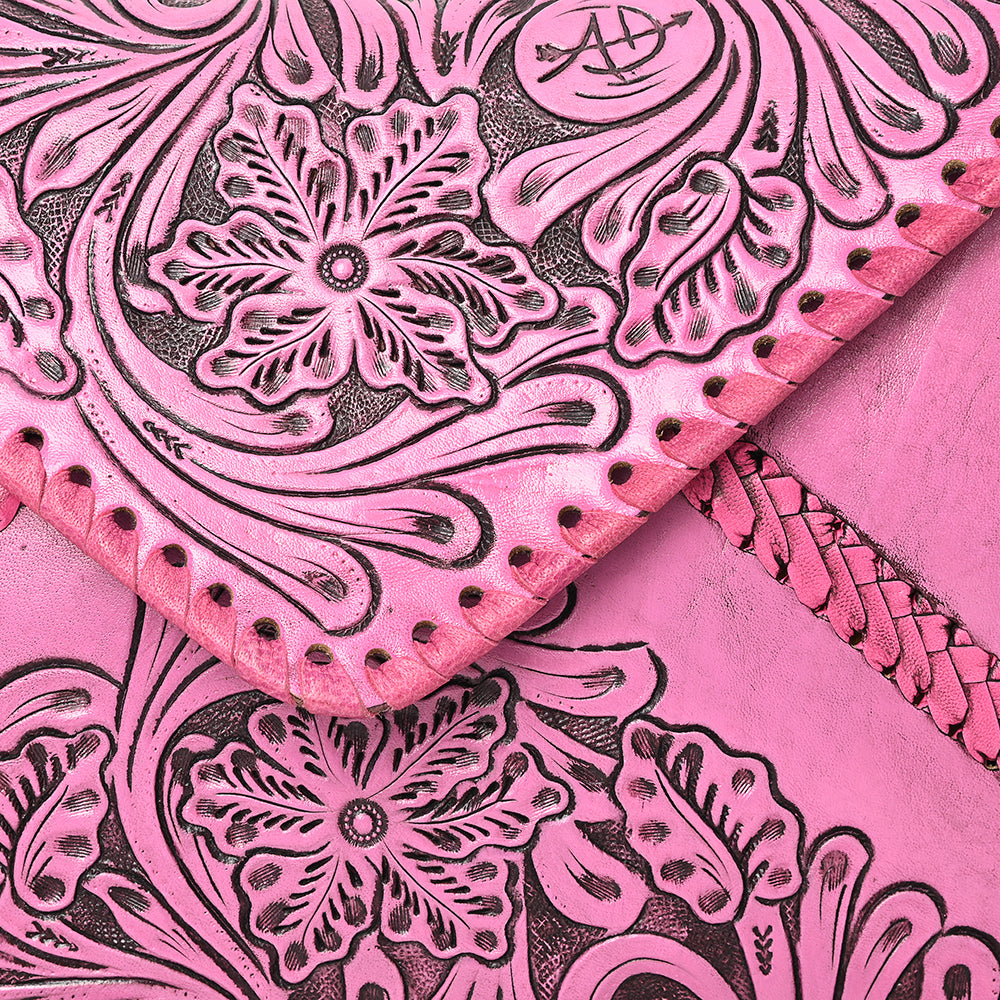 American Darling Envelope Hand Tooled Genuine Leather