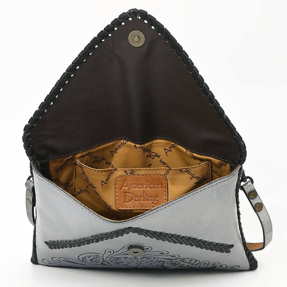 American Darling Envelope Hand Tooled Genuine Leather