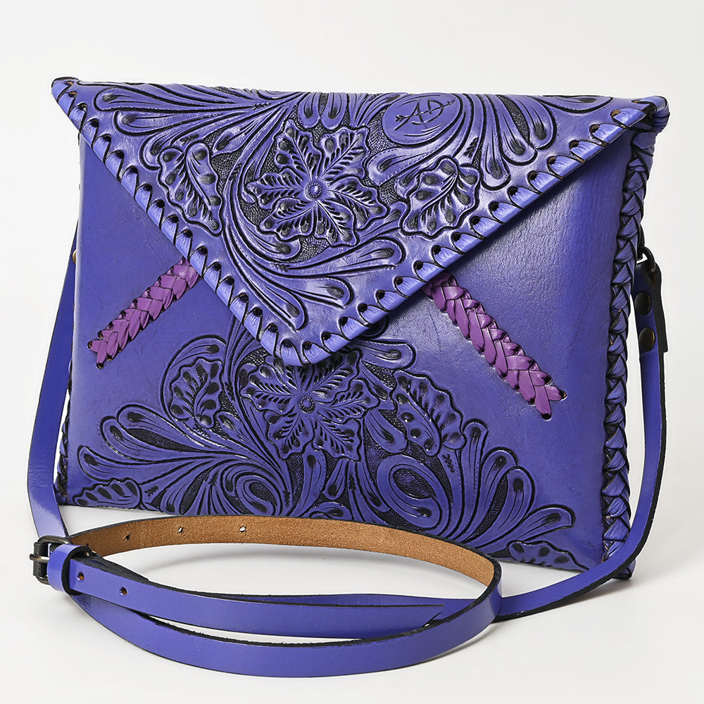 American Darling Envelope Hand Tooled Genuine Leather