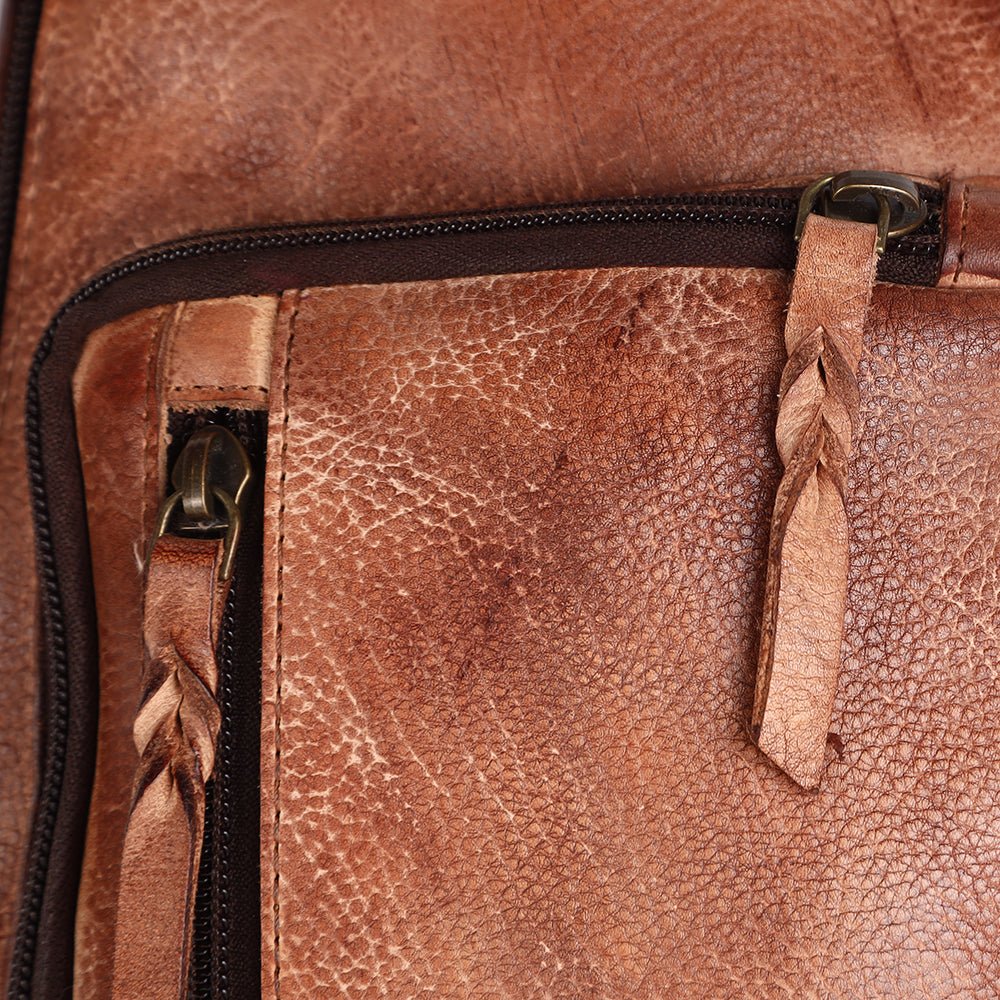 Never Mind Sling Vintage Handmade Genuine Cowhide Leather