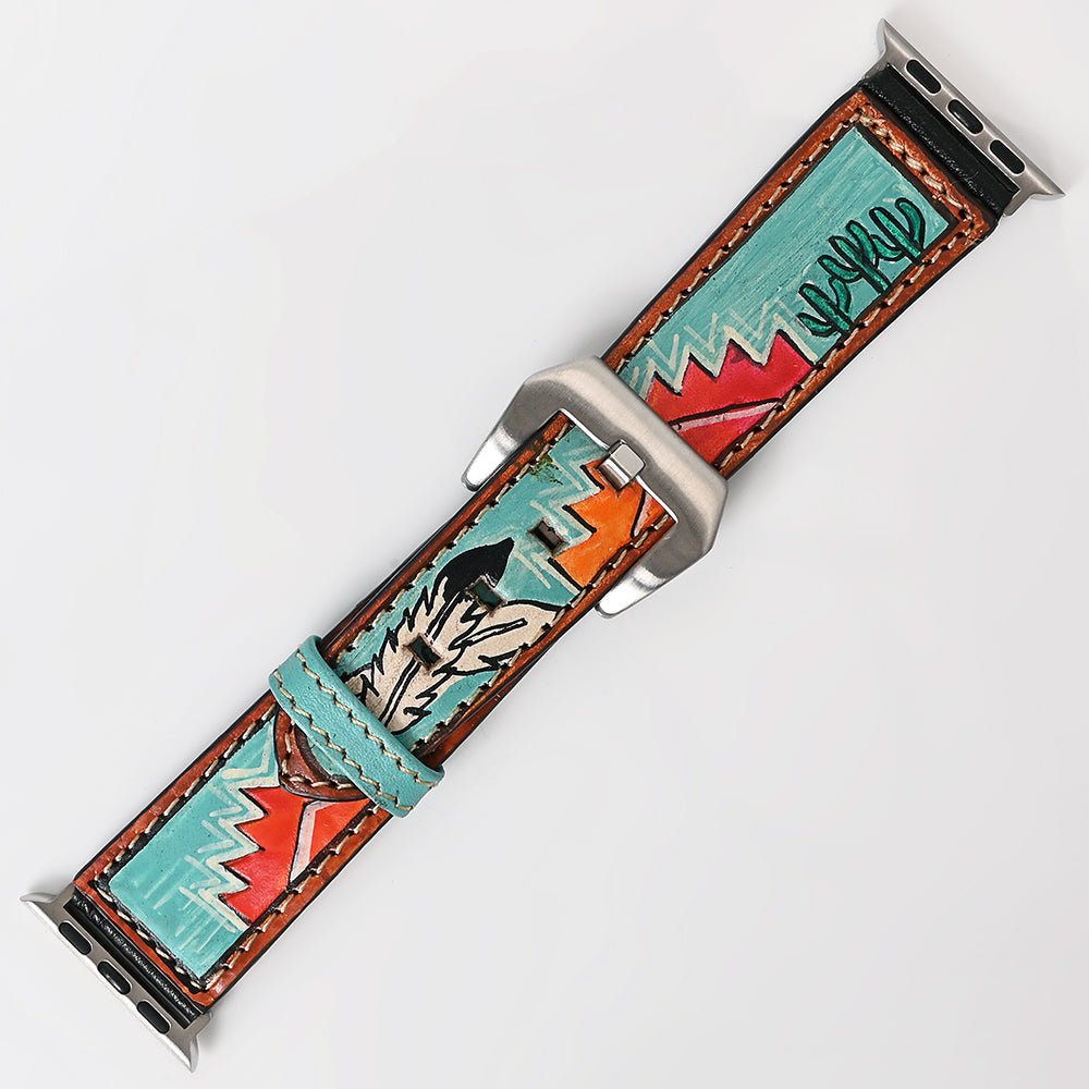 American Darling Beautifully Genuine Leather I watch by Hilason – Cowboy and equestrian accessories