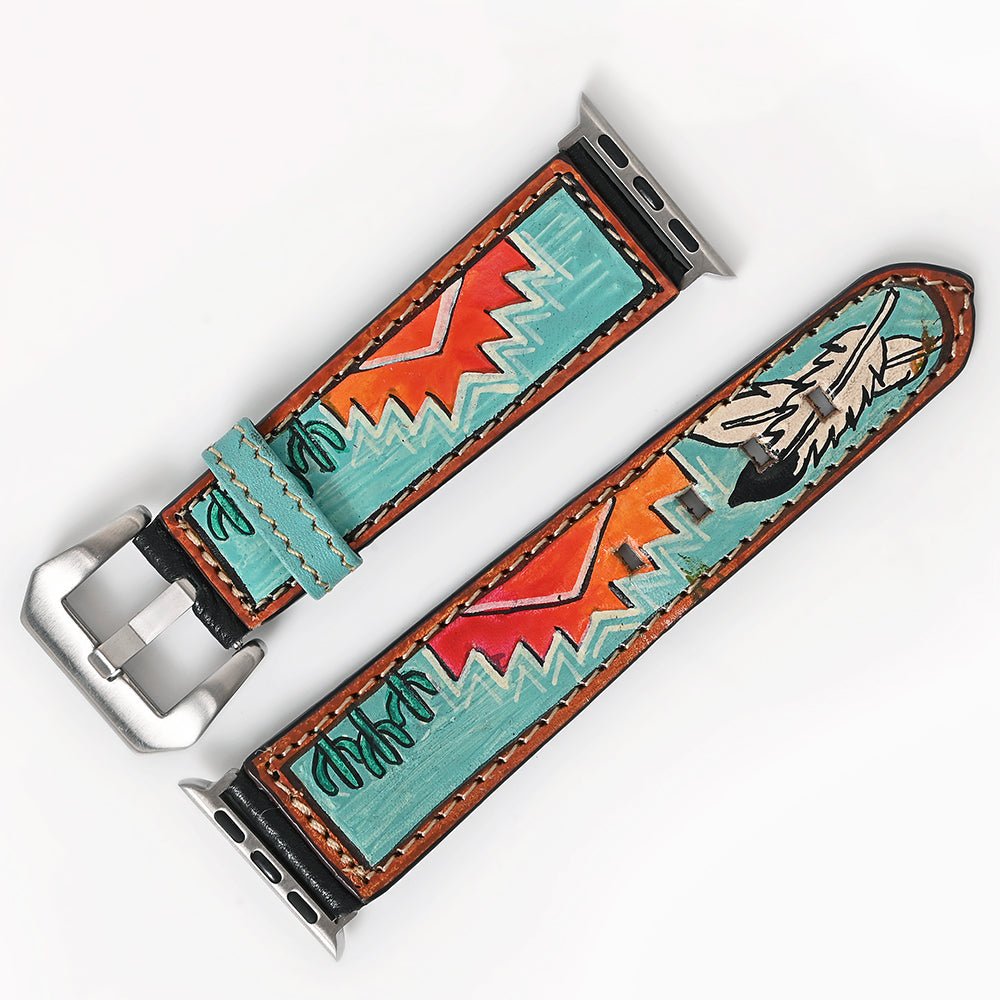 American Darling Beautifully Genuine Leather I watch by Hilason – Cowboy and equestrian accessories