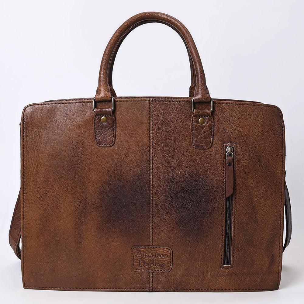 American Darling Hand-Tooled Genuine Leather Crossbody Bag