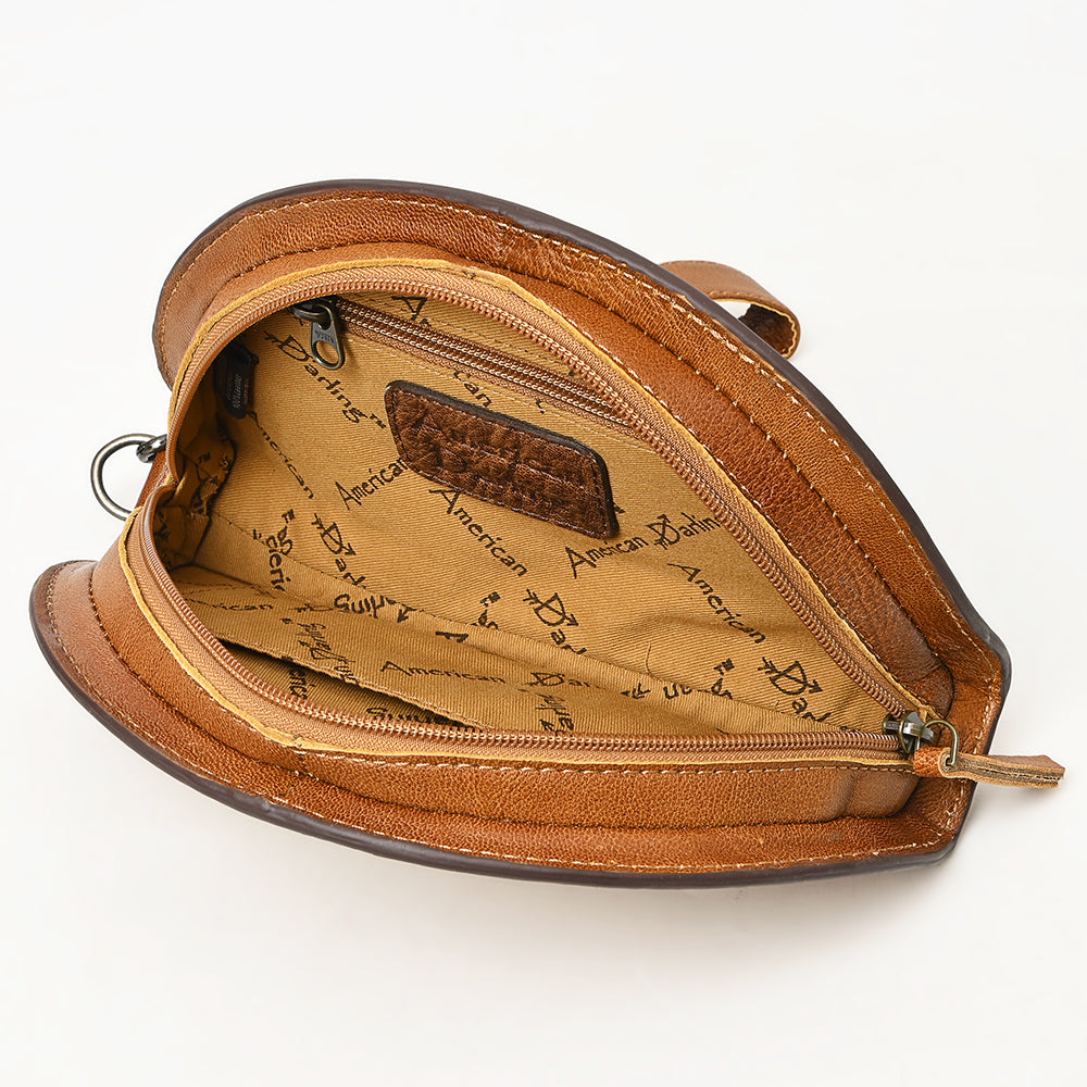 American Darling Hand Tooled Genuine Leather