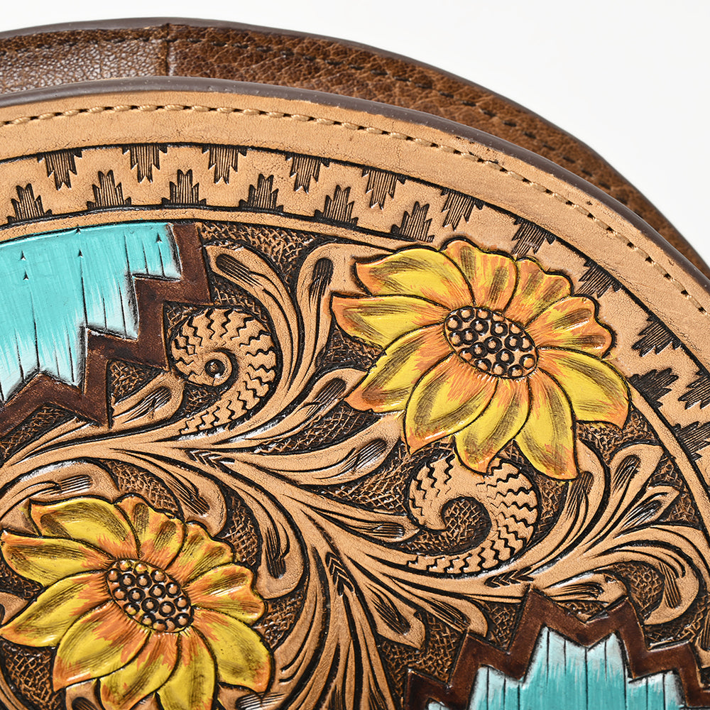 American Darling Hand Tooled Genuine Leather