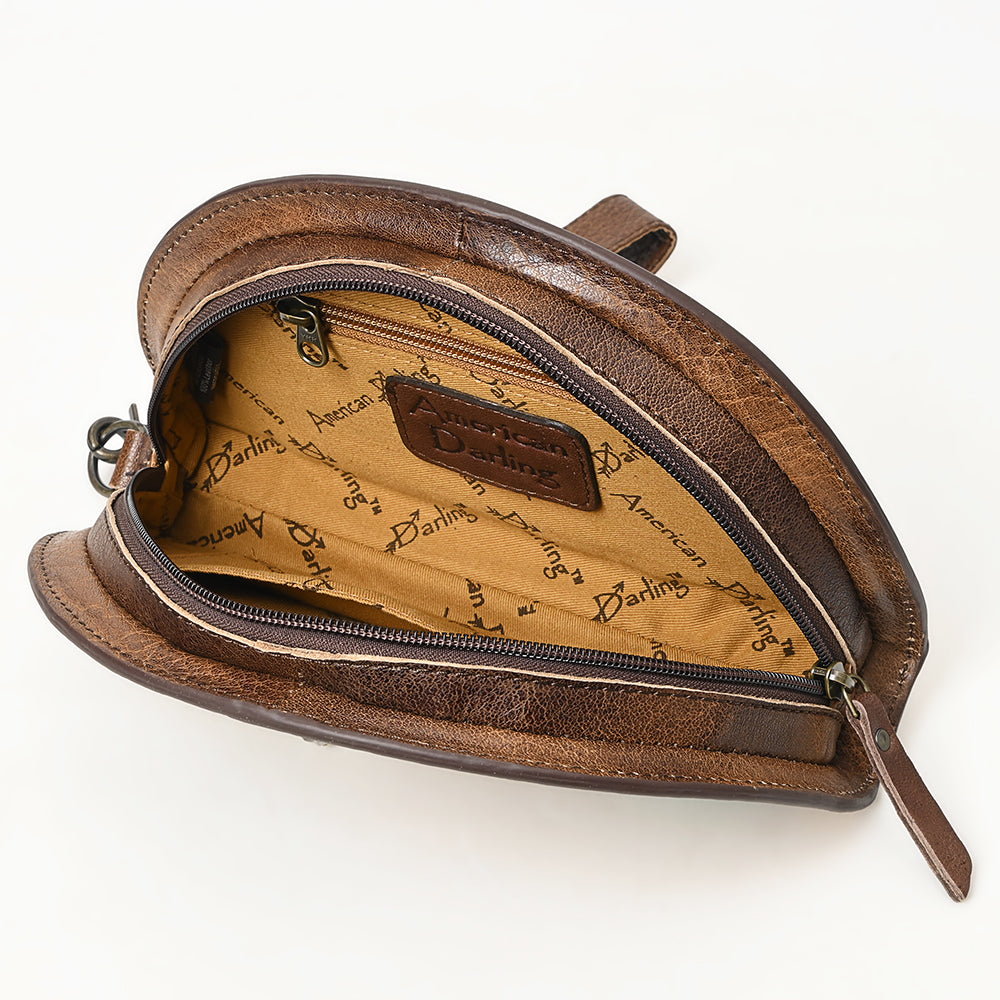 American Darling Hand Tooled Genuine Leather