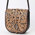 American Darling Hand-Tooled Genuine Leather Small Crossbody Bag