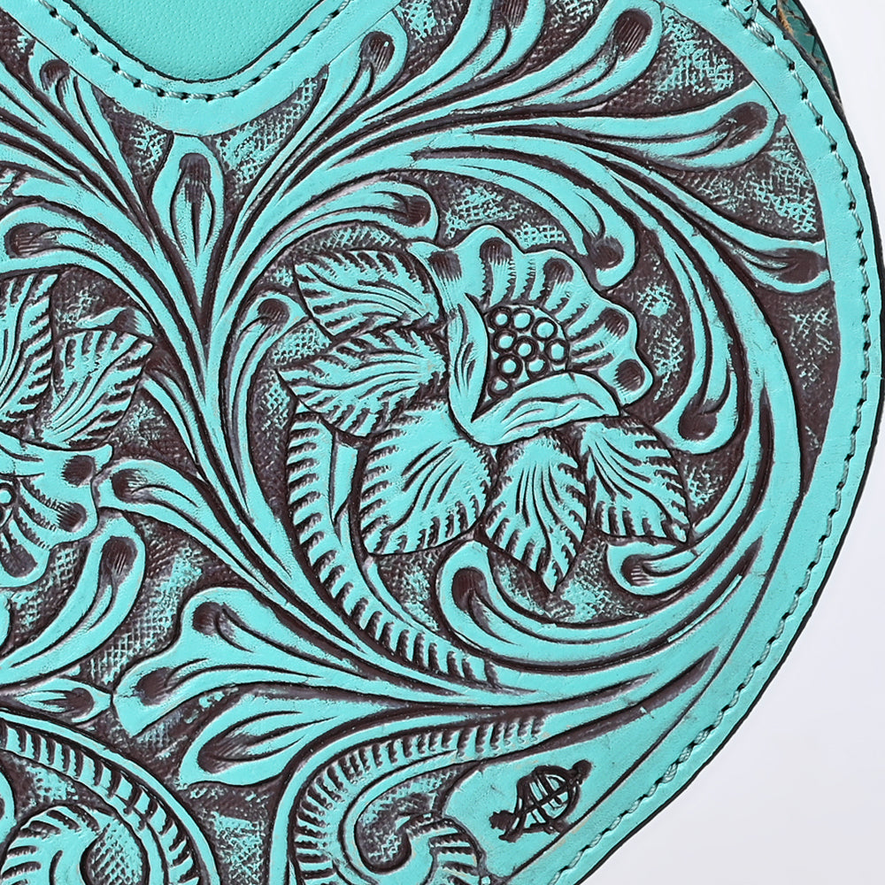 American Darling Crossbody Hand Tooled Genuine Leather