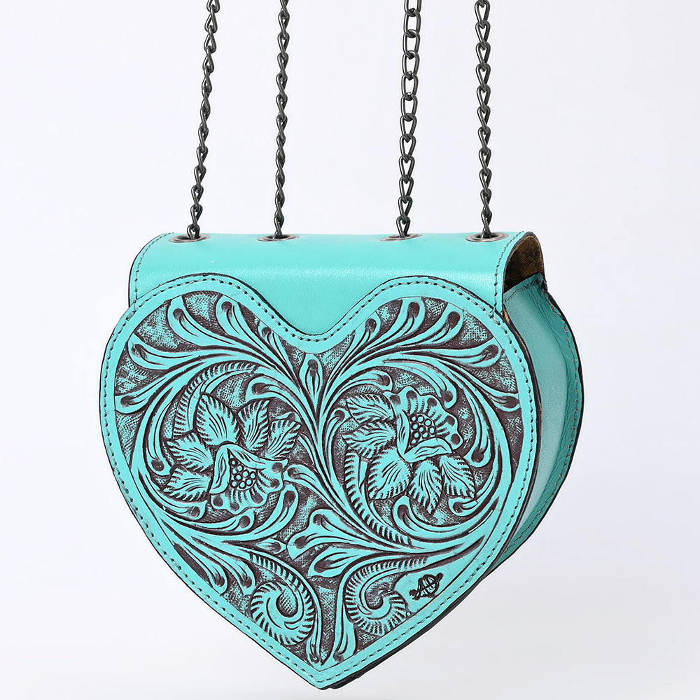 American Darling Crossbody Hand Tooled Genuine Leather