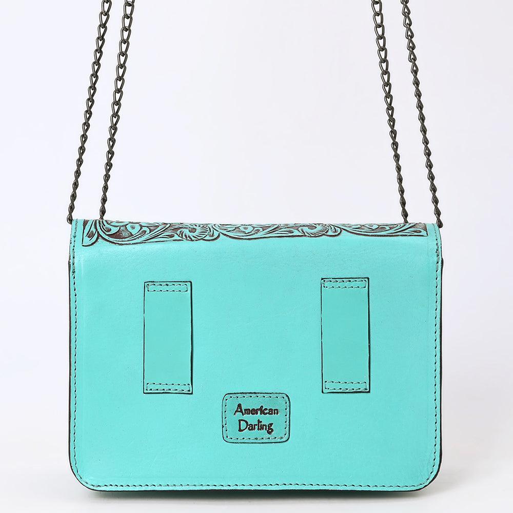 American Darling Crossbody Hand Tooled Genuine Leather
