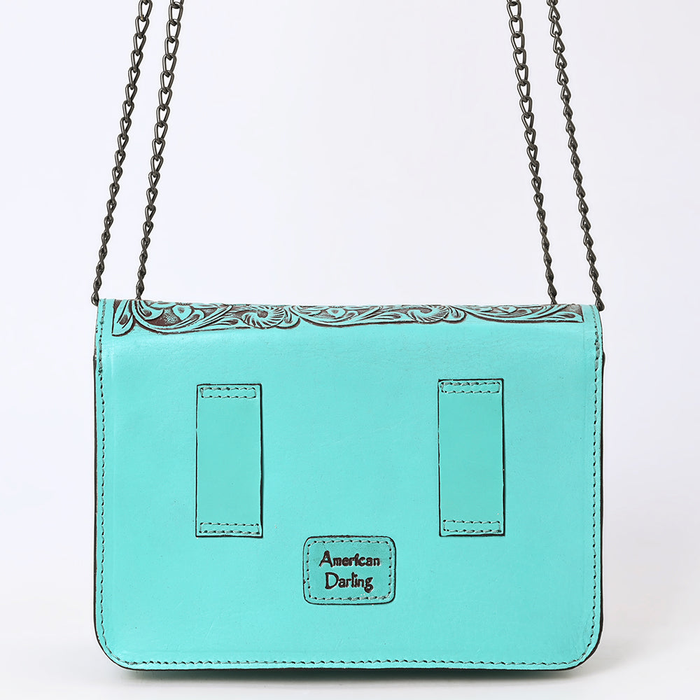 American Darling Small Crossbody Beautifully Hand Tooled Genuine Leather Women Western Handbag Purse