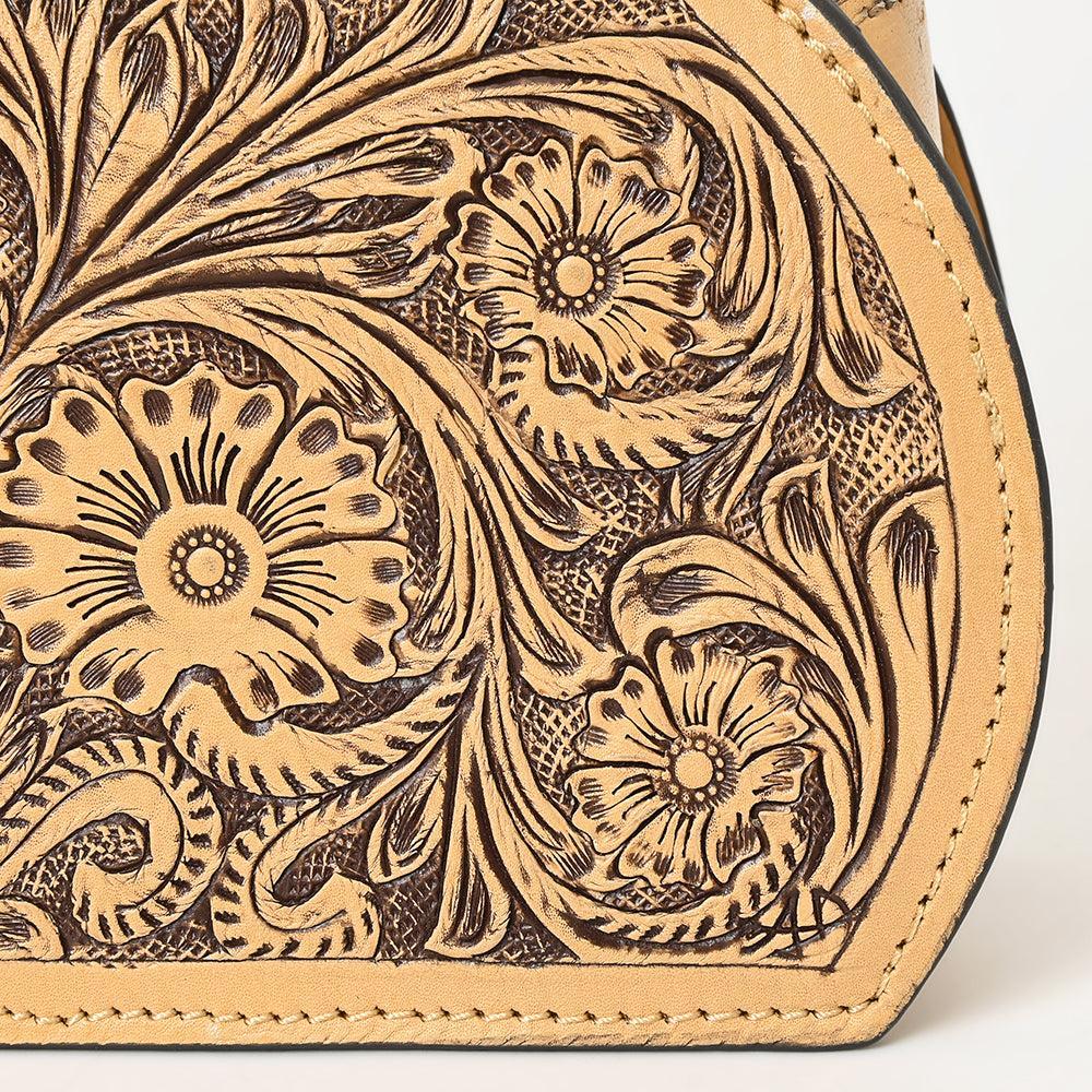 American Darling Hand-Tooled Genuine Leather Clutch