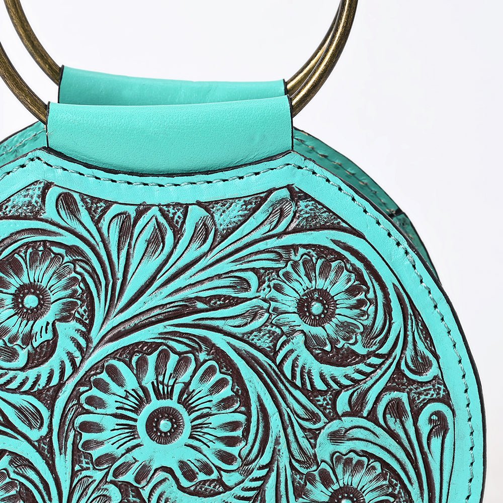 Clutch Hand Tooled Genuine Leather