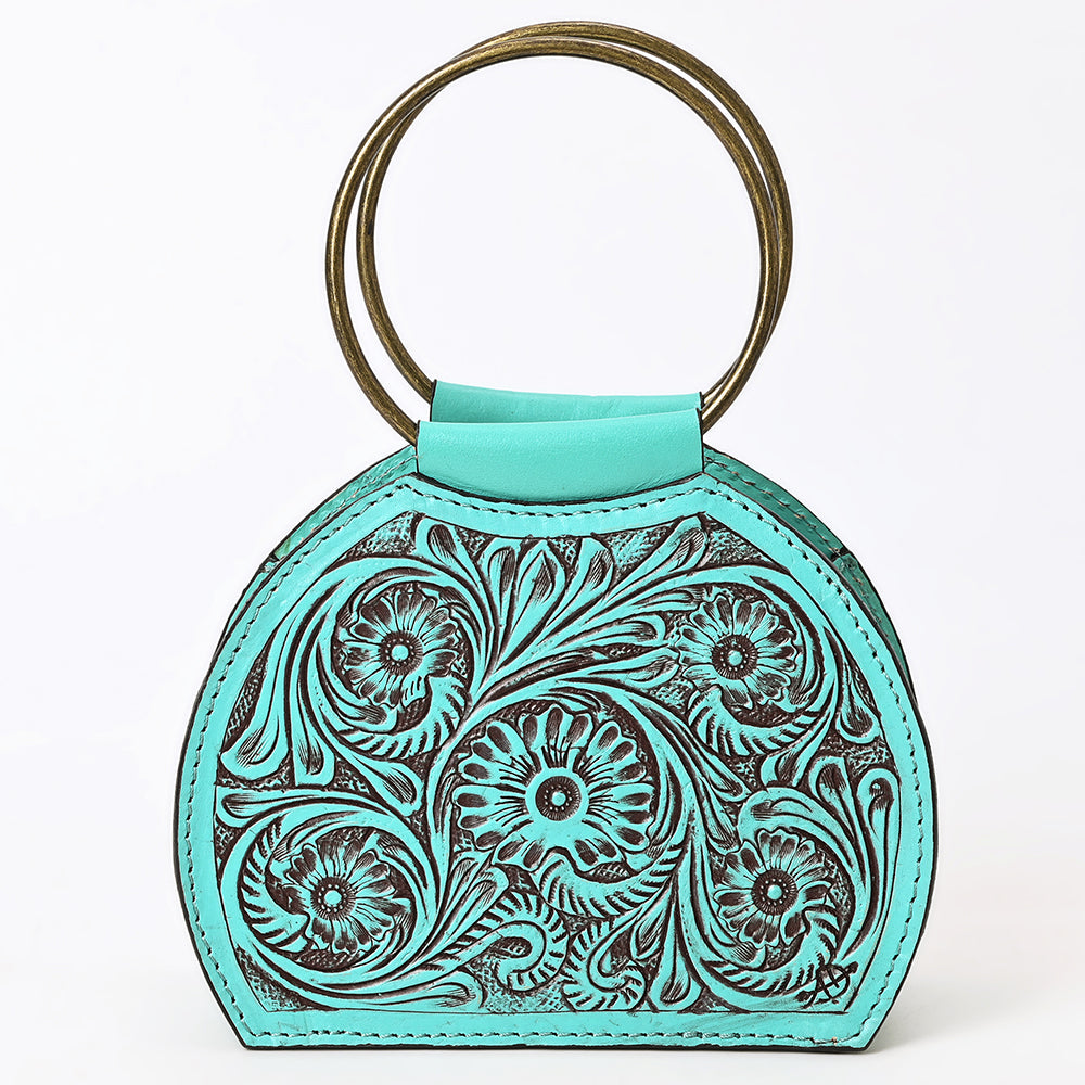 American Darling Clutch Beautifully Hand Tooled Genuine Leather Women Bag Western Handbag Purse