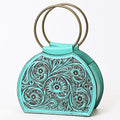 Clutch Hand Tooled Genuine Leather