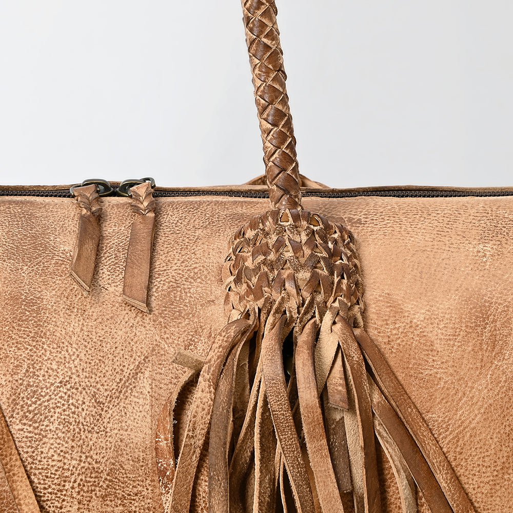 Never Mind Duffel Genuine Leather women bag western Bag