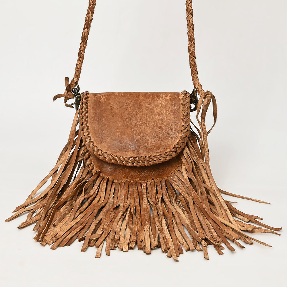 Never Mind Small Crossbody Vintage Handmade Genuine Cowhide Leather