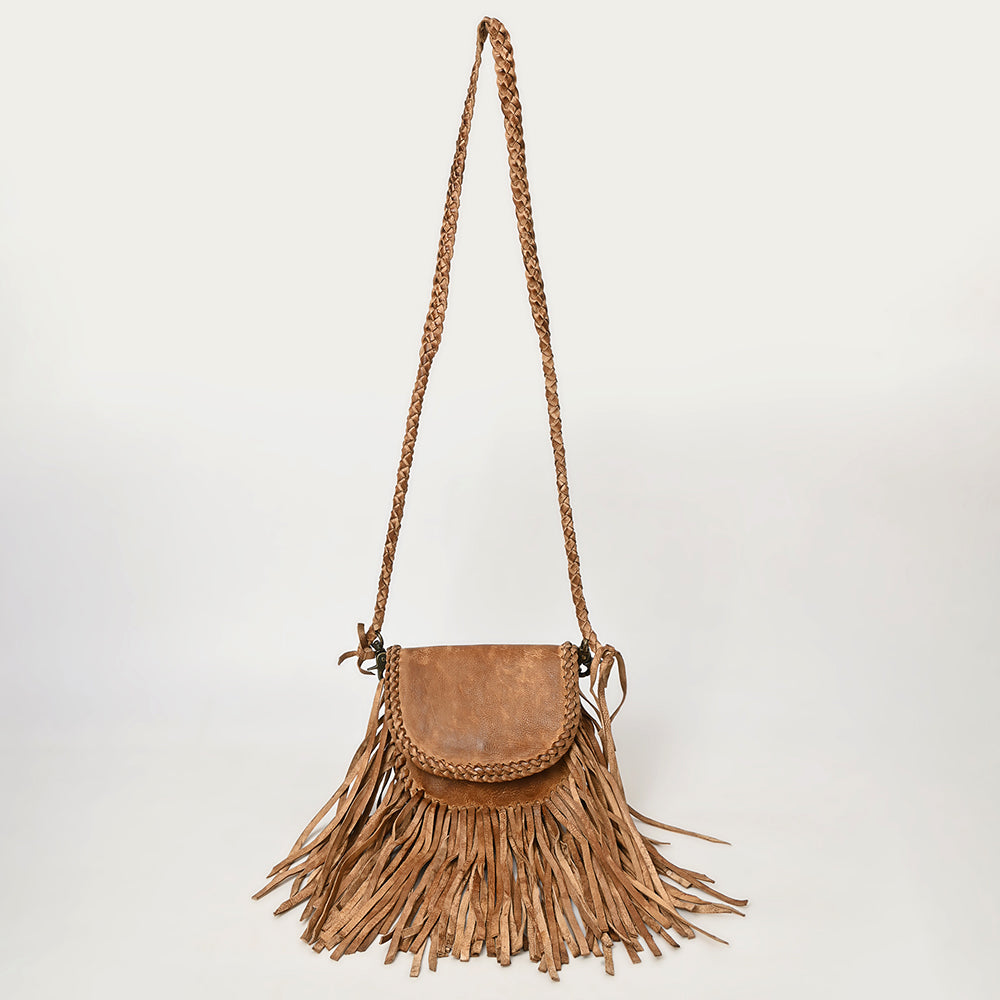 Never Mind Small Crossbody Vintage Handmade Genuine Cowhide Leather