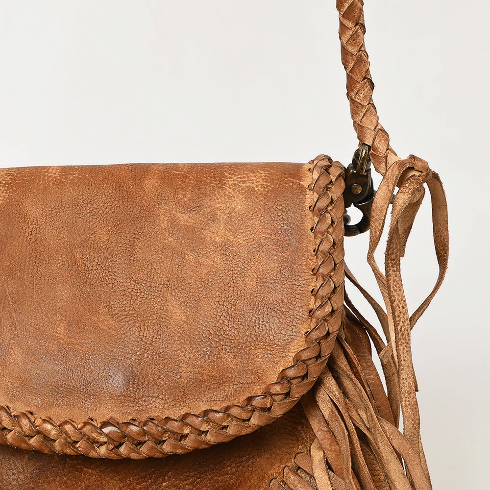 Never Mind Small Crossbody Vintage Handmade Genuine Cowhide Leather