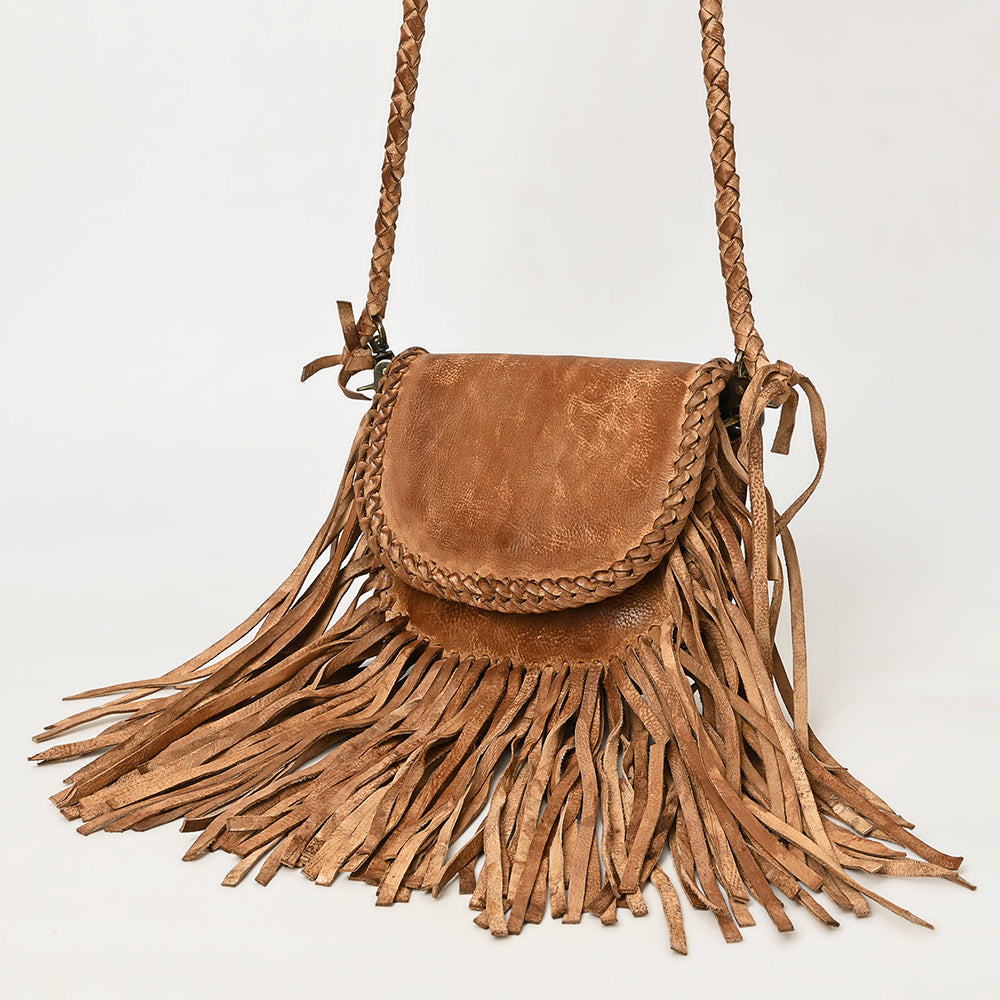 Never Mind Small Crossbody Vintage Handmade Genuine Cowhide Leather
