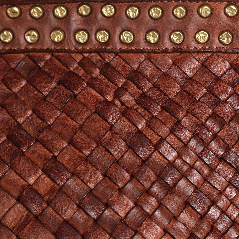 Never Mind Crossbody Vintage Handmade Genuine Cowhide Leather
