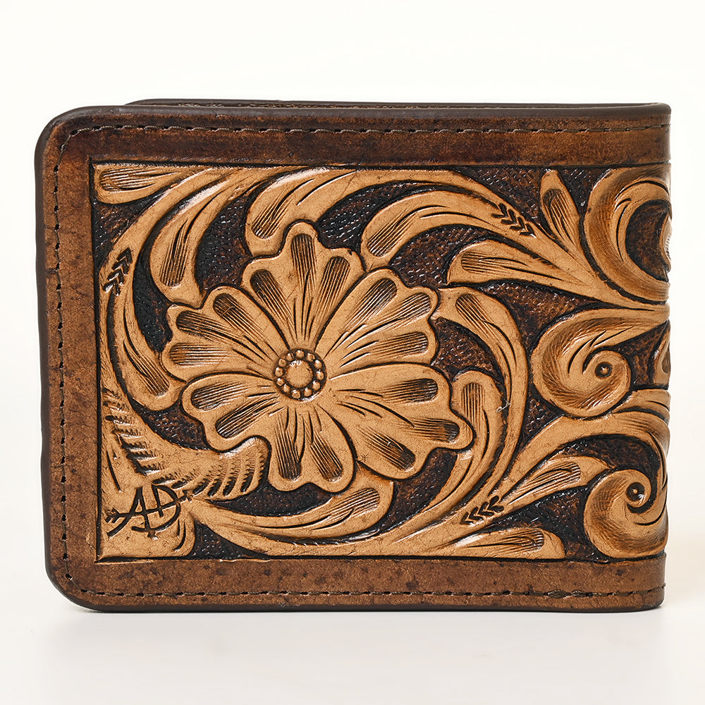 American Darling Hand-Tooled Genuine Leather Wallet