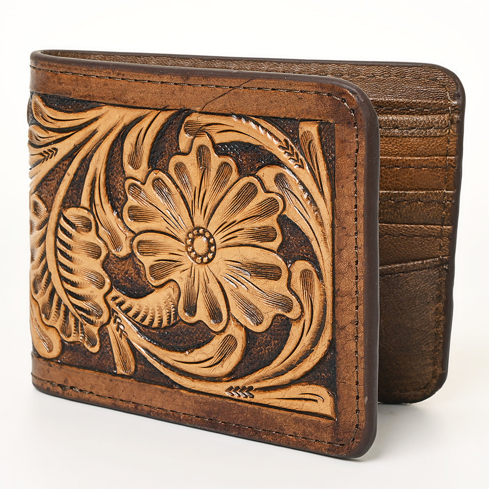 American Darling Hand-Tooled Genuine Leather Wallet