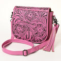 American Darling Hand-Tooled Genuine Leather Crossbody Bag