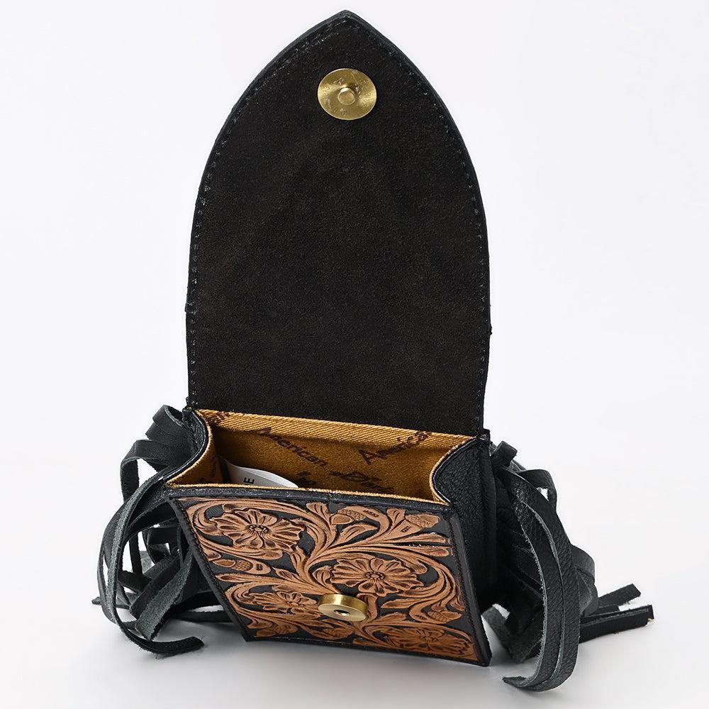American Darling Hand-Tooled Genuine Leather Crossbody Bag