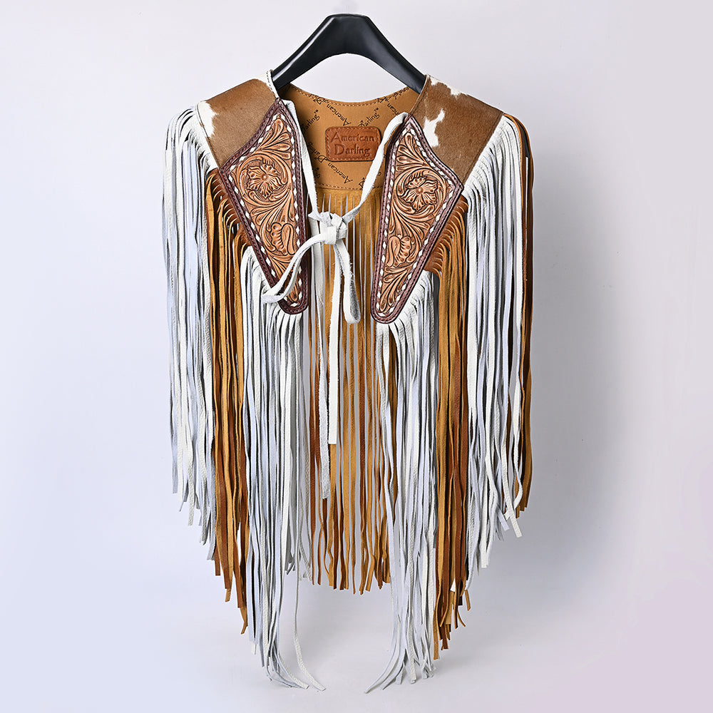 American Darling ADJW111B Genuine Leather Jewelry Necklace with Concho