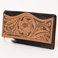 OHLAY Wallet Hand Tooled Hair-On Genuine Leather Women Bag Western Handbag Purse | Womens Handbags |Leather Belt for Summer