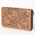 OHLAY Hand-Tooled Genuine Leather Wallet
