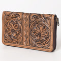 Ohlay Wallet Hand Tooled Genuine Leather