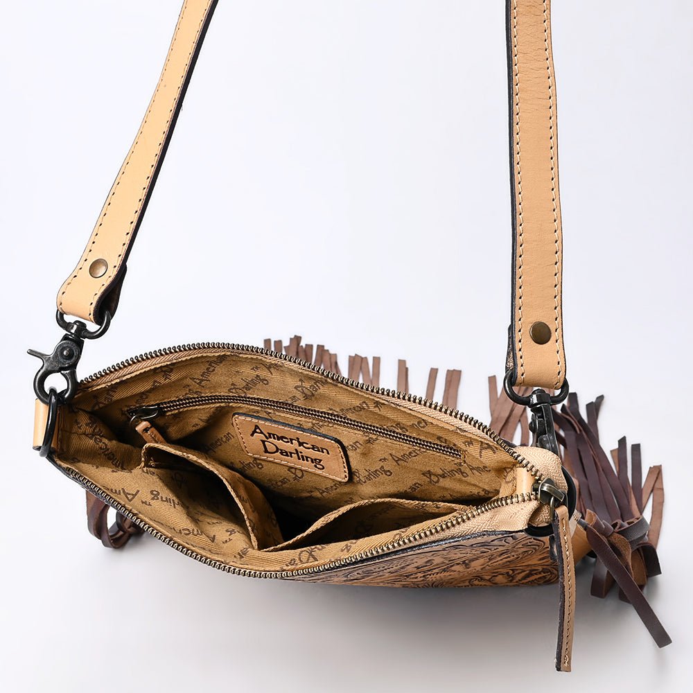 American Darling Hand Tooled Genuine Leather