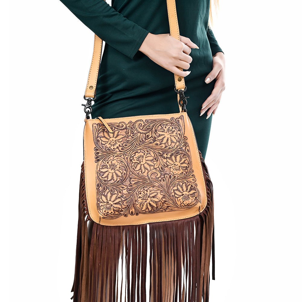 American Darling Hand Tooled Genuine Leather