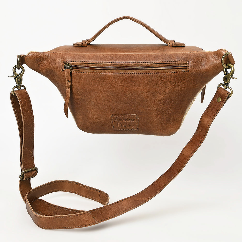 American Darling Fanny Pack Hair On Genuine Western Leather Women Bag |
