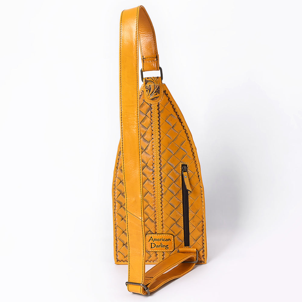 American Darling Sling Hand Tooled Genuine Leather