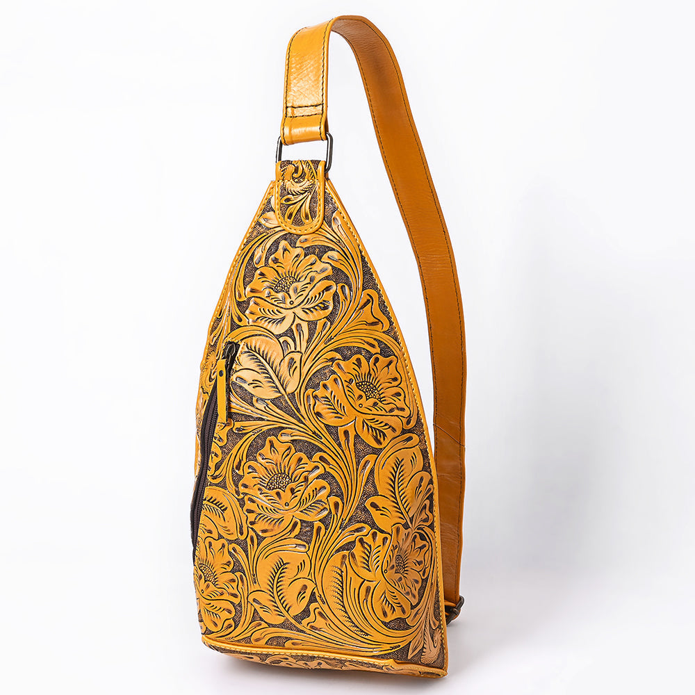 American Darling Sling Hand Tooled Genuine Leather