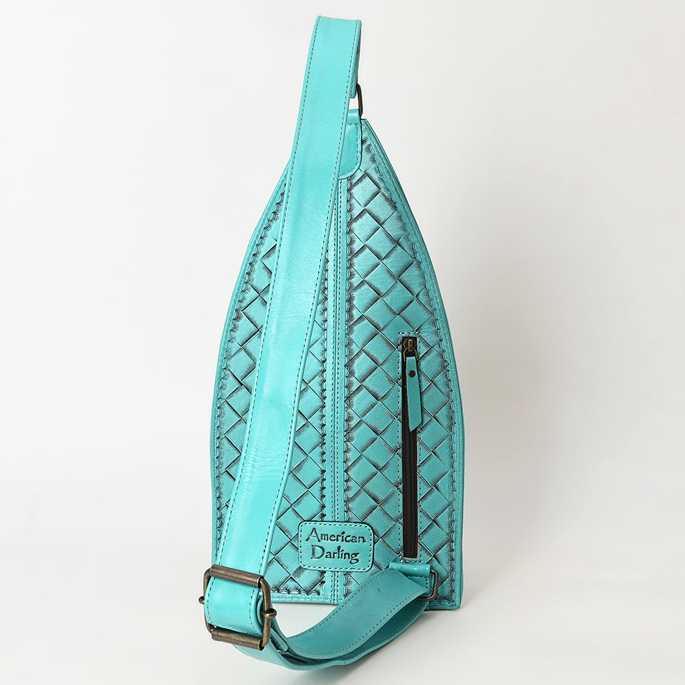 American Darling Sling Hand Tooled Genuine Leather