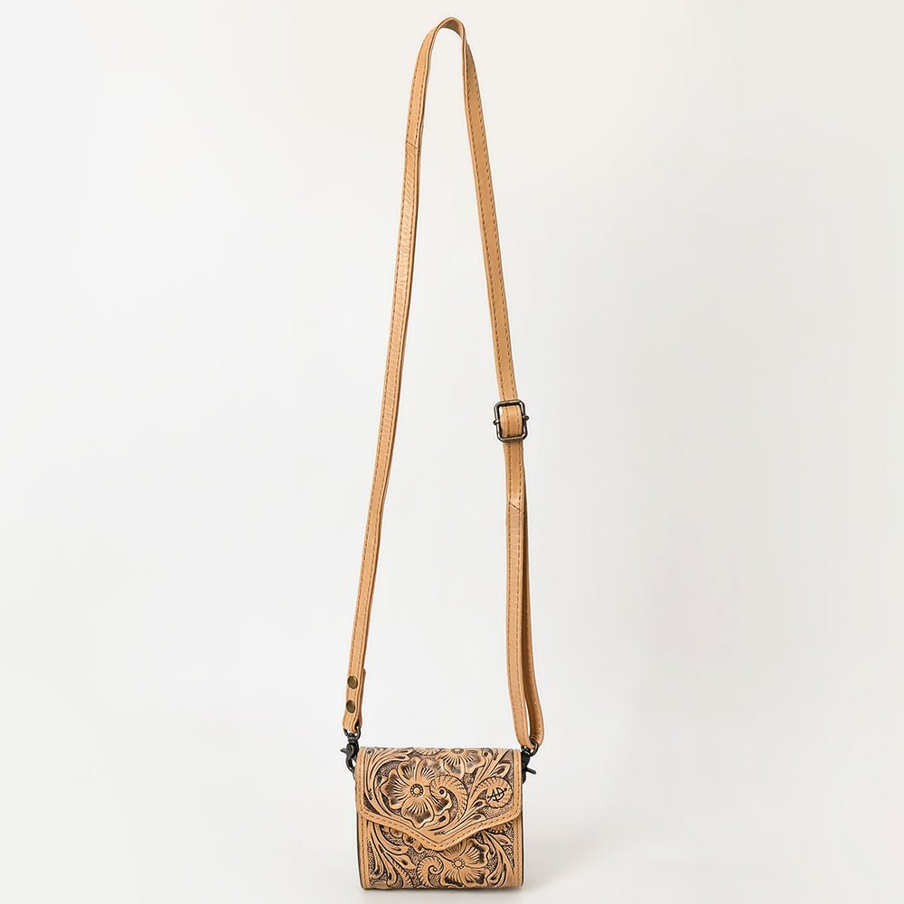 American Darling Wallet Hand Tooled Genuine Leather