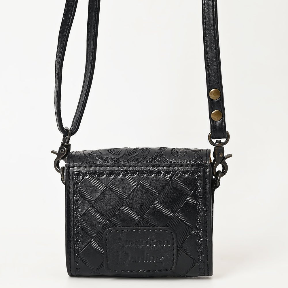 American Darling Wallet Hand Tooled Genuine Leather