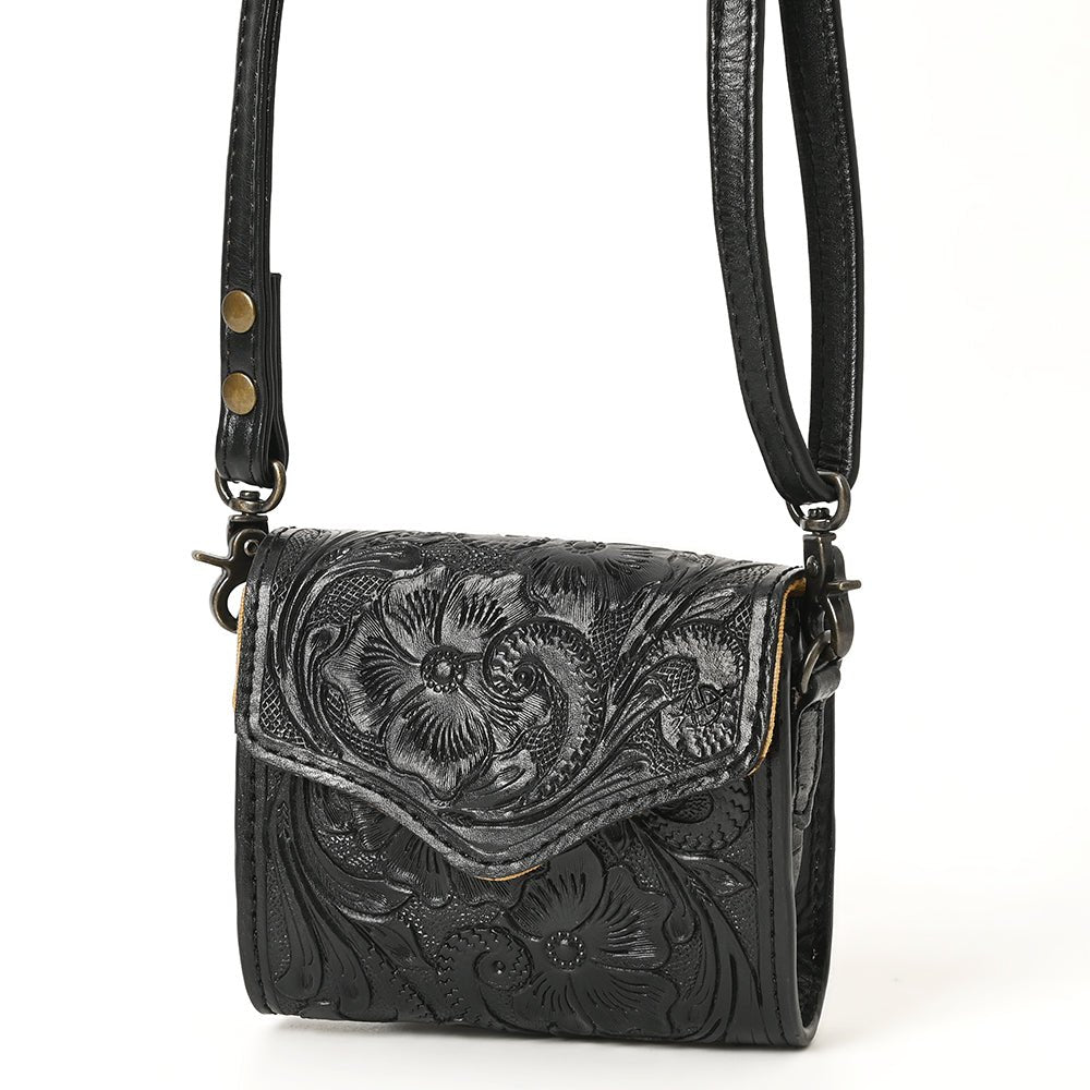 American Darling Wallet Hand Tooled Genuine Leather