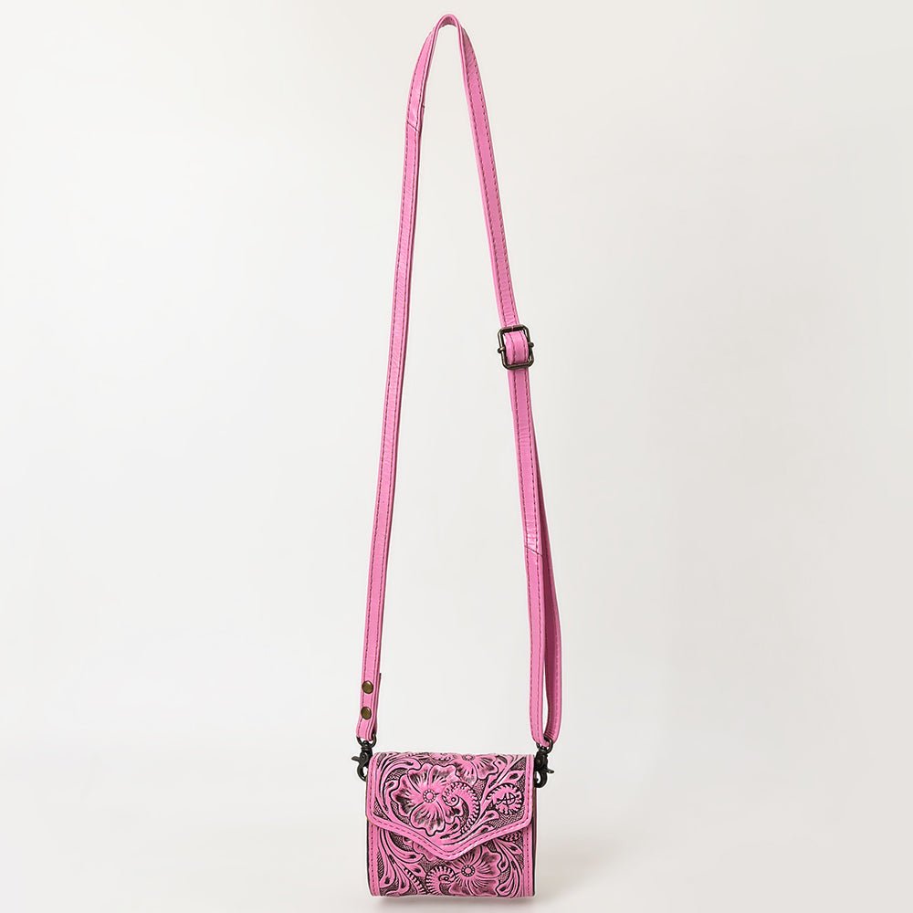 American Darling Wallet Hand Tooled Genuine Leather
