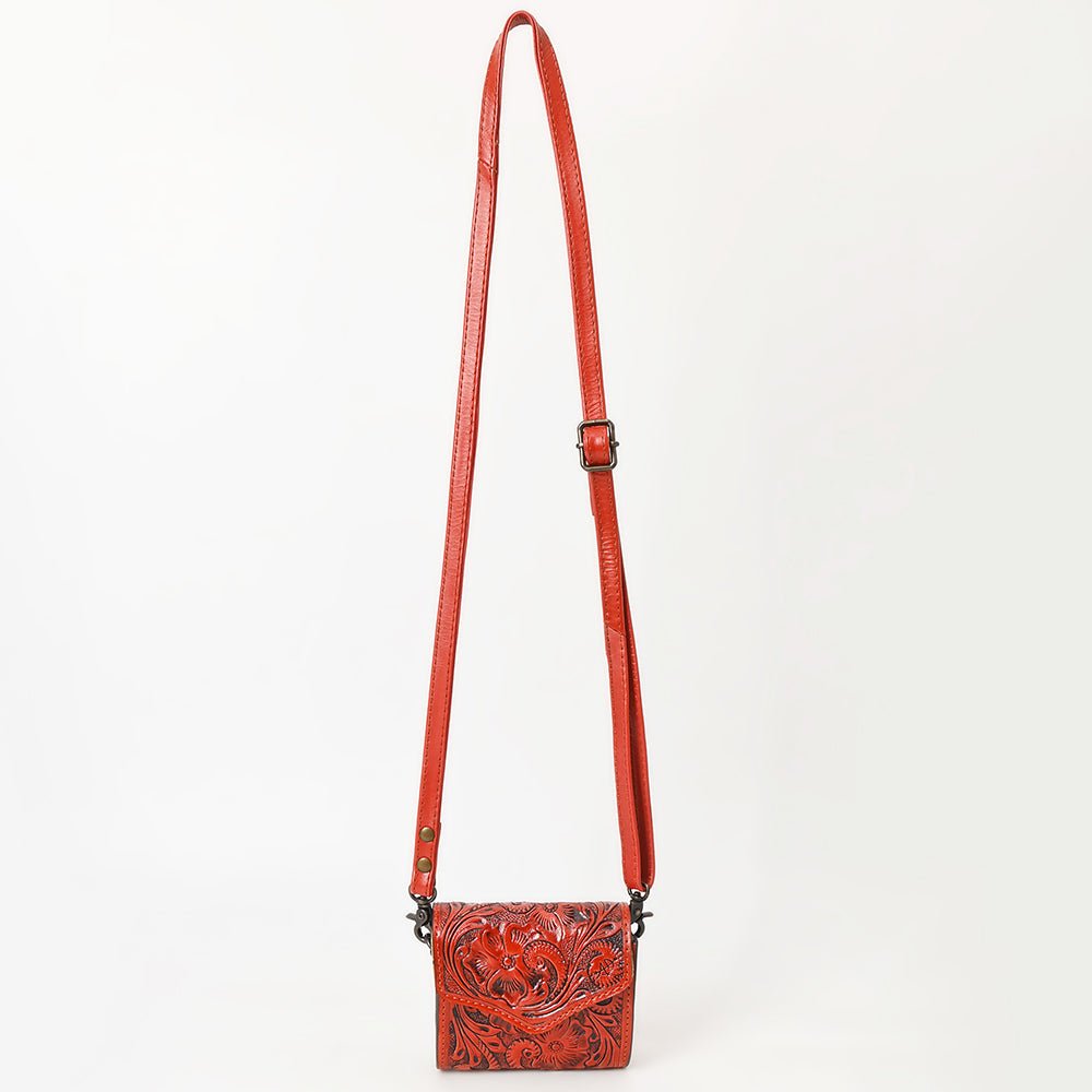 American Darling Wallet Hand Tooled Genuine Leather