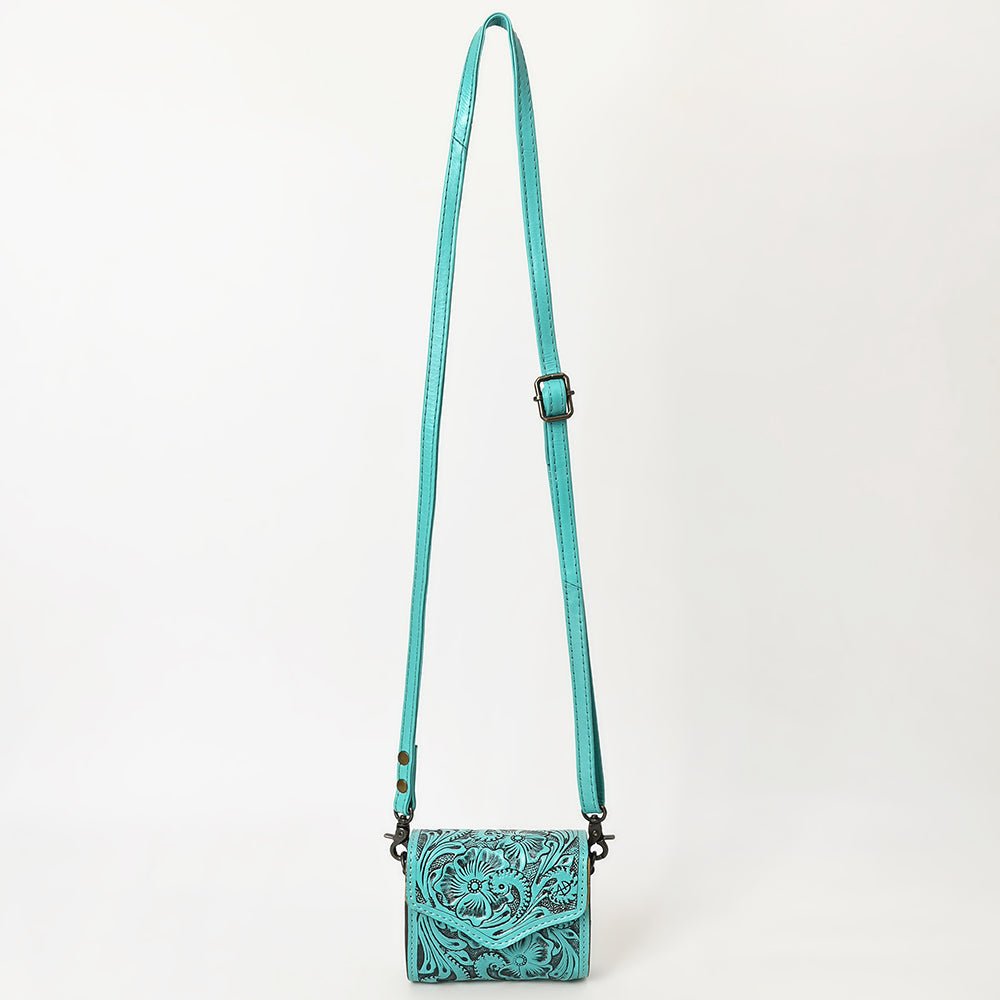 American Darling Wallet Hand Tooled Genuine Leather