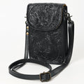 American Darling Cell Phone Holder Hand Tooled Genuine Leather