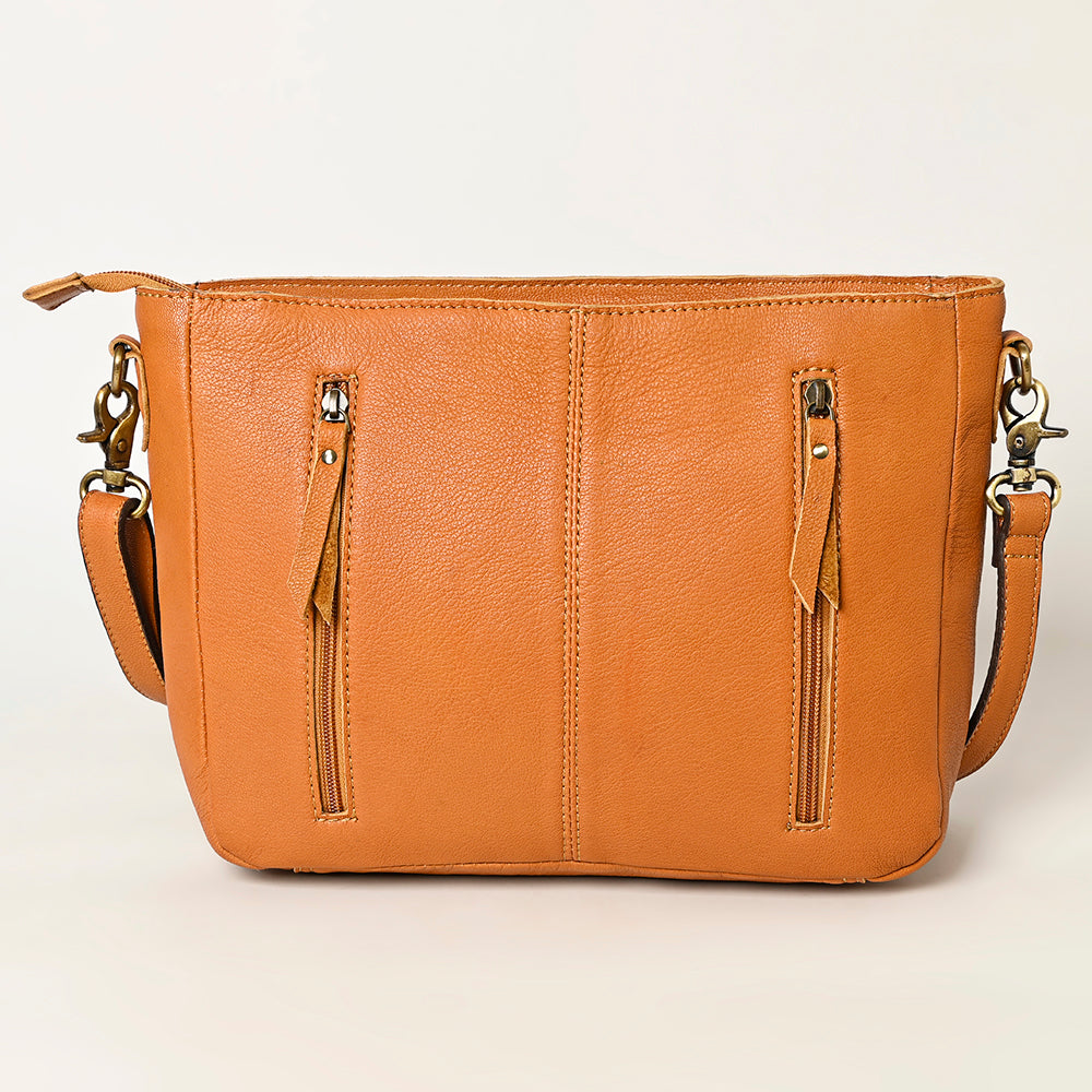 OHLAY Saddle Blanket Leather Crossbody Bag