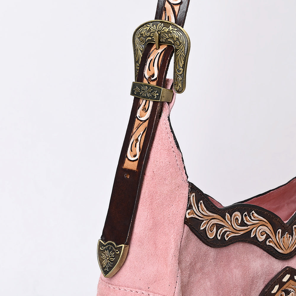 American Darling Crossbody Hand Tooled Genuine Leather